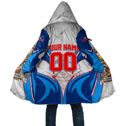 Personalized Haiti Football Champions Cloak World Soccer Winning Trophy 2026