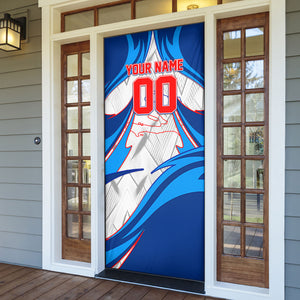 Personalized Haiti Football Champions Door Cover World Soccer Winning Trophy 2026