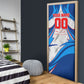 Personalized Haiti Football Champions Door Cover World Soccer Winning Trophy 2026