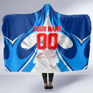 Personalized Haiti Football Champions Hooded Blanket World Soccer Winning Trophy 2026
