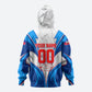 Personalized Haiti Football Champions Hoodie World Soccer Winning Trophy 2026