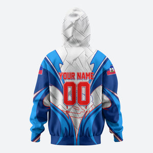 Personalized Haiti Football Champions Hoodie World Soccer Winning Trophy 2026