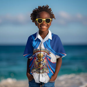Personalized Haiti Football Champions Kid Hawaiian Shirt World Soccer Winning Trophy 2026
