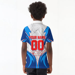 Personalized Haiti Football Champions Kid Polo Shirt World Soccer Winning Trophy 2026