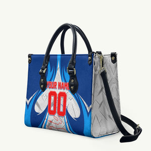 Personalized Haiti Football Champions Leather Bag World Soccer Winning Trophy 2026