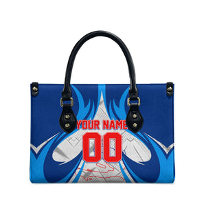 Personalized Haiti Football Champions Leather Bag World Soccer Winning Trophy 2026