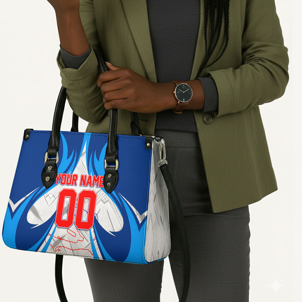 Personalized Haiti Football Champions Leather Bag World Soccer Winning Trophy 2026