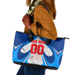 Personalized Haiti Football Champions Leather Tote Bag World Soccer Winning Trophy 2026