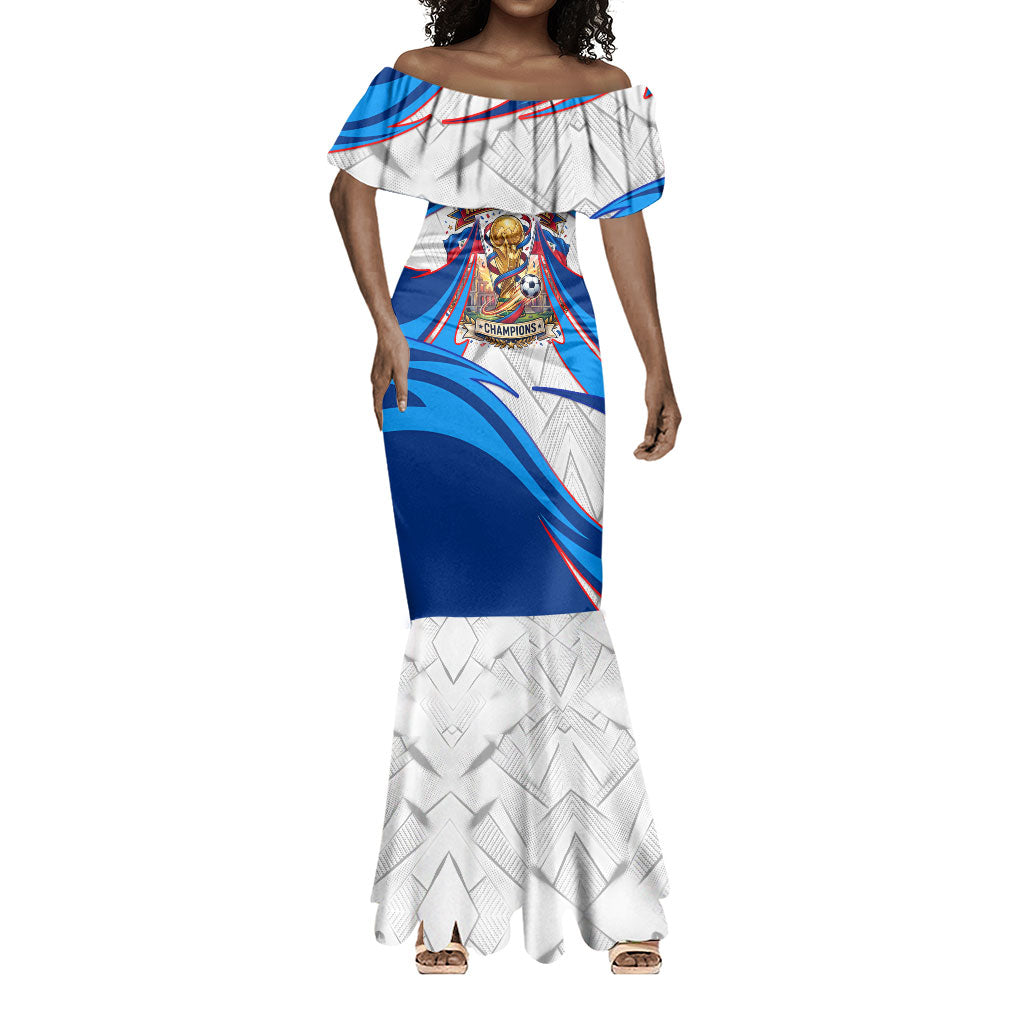 Personalized Haiti Football Champions Mermaid Dress World Soccer Winning Trophy 2026