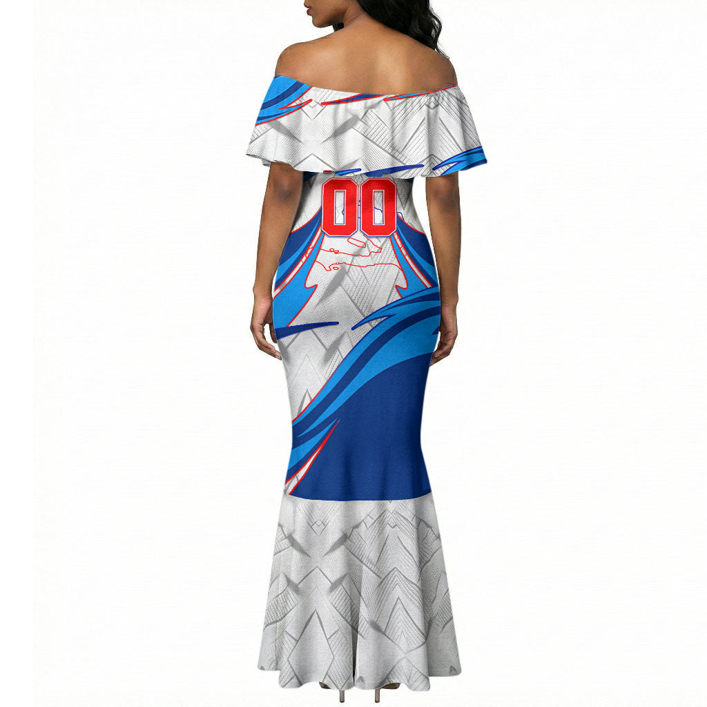 Personalized Haiti Football Champions Mermaid Dress World Soccer Winning Trophy 2026