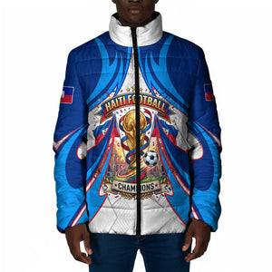 Personalized Haiti Football Champions Padded Jacket World Soccer Winning Trophy 2026