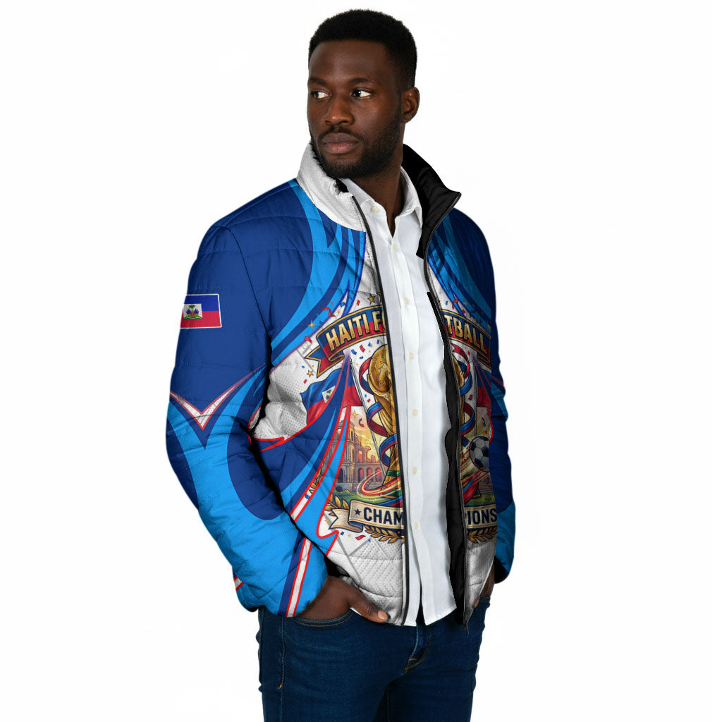 Personalized Haiti Football Champions Padded Jacket World Soccer Winning Trophy 2026