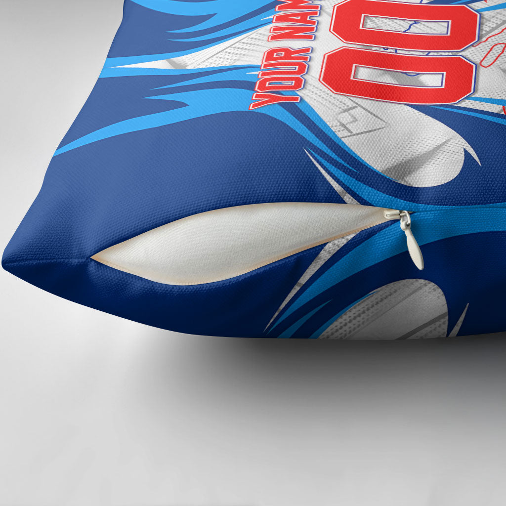Personalized Haiti Football Champions Pillow Cover World Soccer Winning Trophy 2026