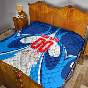 Personalized Haiti Football Champions Quilt World Soccer Winning Trophy 2026