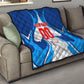 Personalized Haiti Football Champions Quilt World Soccer Winning Trophy 2026