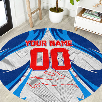 Personalized Haiti Football Champions Round Carpet World Soccer Winning Trophy 2026