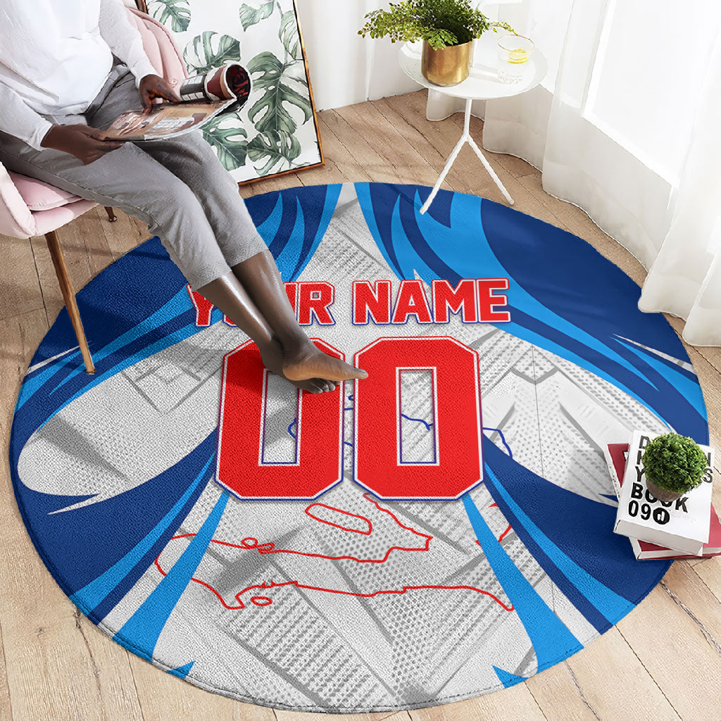 Personalized Haiti Football Champions Round Carpet World Soccer Winning Trophy 2026