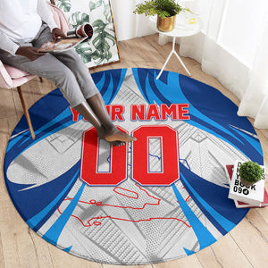 Personalized Haiti Football Champions Round Carpet World Soccer Winning Trophy 2026