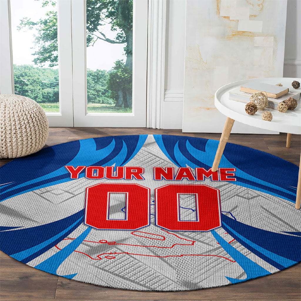 Personalized Haiti Football Champions Round Carpet World Soccer Winning Trophy 2026