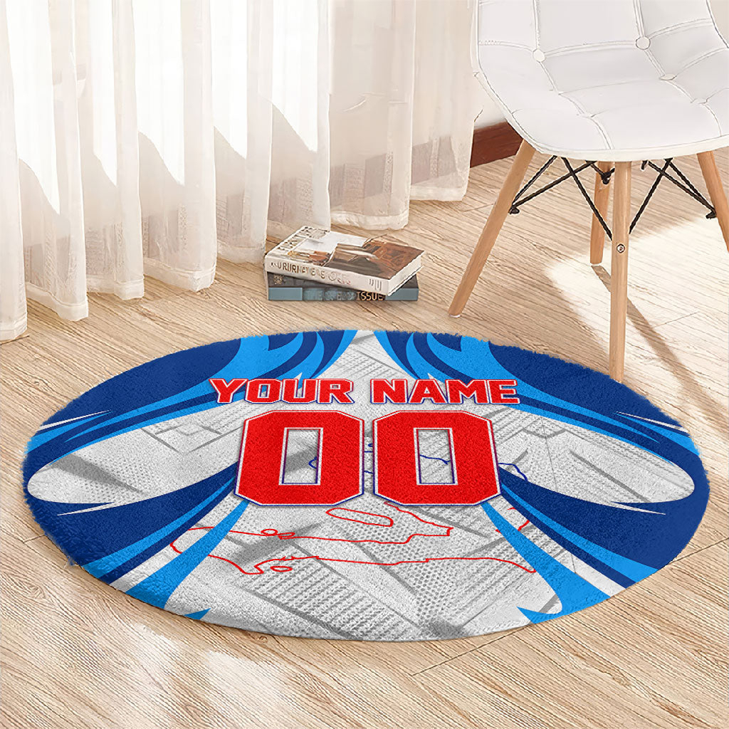 Personalized Haiti Football Champions Round Carpet World Soccer Winning Trophy 2026
