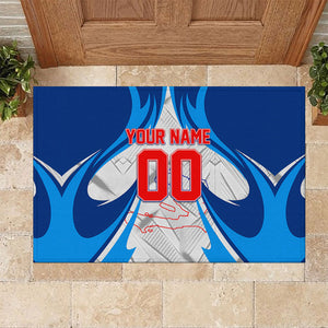 Personalized Haiti Football Champions Rubber Doormat World Soccer Winning Trophy 2026
