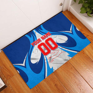 Personalized Haiti Football Champions Rubber Doormat World Soccer Winning Trophy 2026