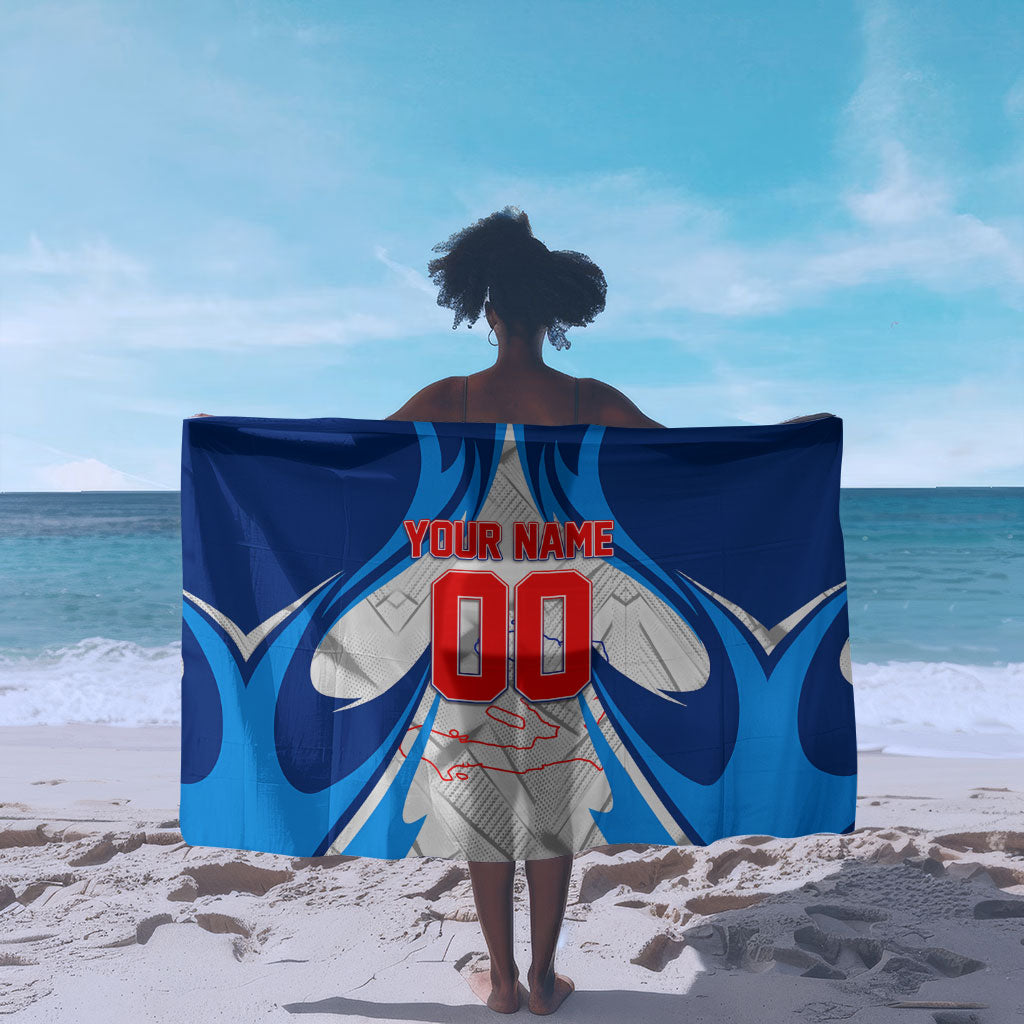 Personalized Haiti Football Champions Sarong World Soccer Winning Trophy 2026