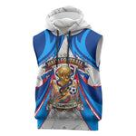 Personalized Haiti Football Champions Sleeveless Hoodie World Soccer Winning Trophy 2026