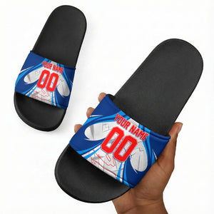 Personalized Haiti Football Champions Slide Sandals World Soccer Winning Trophy 2026