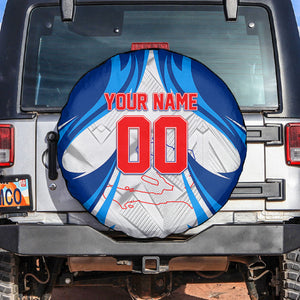 Personalized Haiti Football Champions Spare Tire Cover World Soccer Winning Trophy 2026