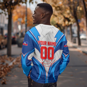 Personalized Haiti Football Champions Sweatshirt World Soccer Winning Trophy 2026