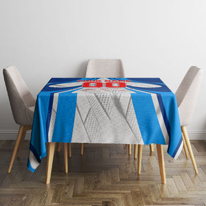 Personalized Haiti Football Champions Tablecloth World Soccer Winning Trophy 2026
