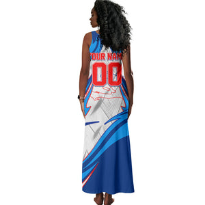 Personalized Haiti Football Champions Tank Maxi Dress World Soccer Winning Trophy 2026