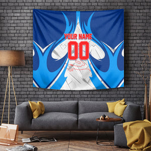 Personalized Haiti Football Champions Tapestry World Soccer Winning Trophy 2026