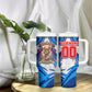 Personalized Haiti Football Champions Tumbler With Handle World Soccer Winning Trophy 2026