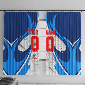 Personalized Haiti Football Champions Window Curtain World Soccer Winning Trophy 2026