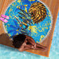 Saint Lucia Cricket Beach Blanket Kings Lion Unstoppable Mascot Art