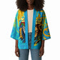 Saint Lucia Kings Cricket Kimono Crowned Lion And Parrot Half Style