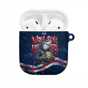 Cape Verde World Football 2026 AirPods Case Blue Sharks Won Our Hearts - Oil Paint Style