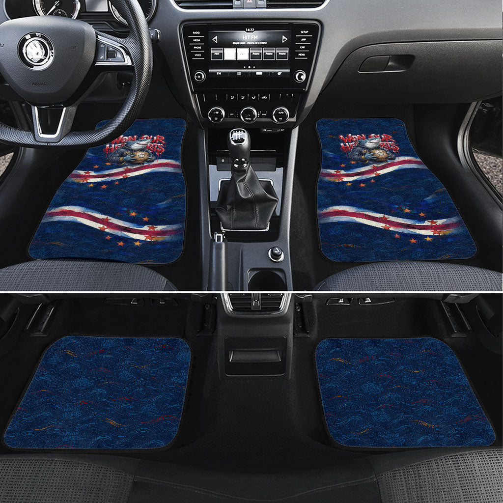 Cape Verde World Football 2026 Car Mats Blue Sharks Won Our Hearts - Oil Paint Style