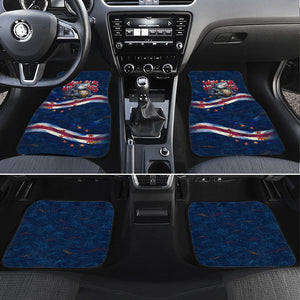 Cape Verde World Football 2026 Car Mats Blue Sharks Won Our Hearts - Oil Paint Style