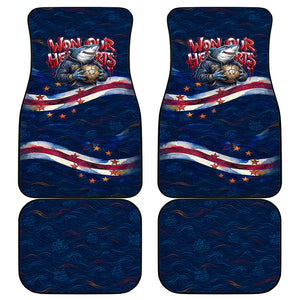 Cape Verde World Football 2026 Car Mats Blue Sharks Won Our Hearts - Oil Paint Style