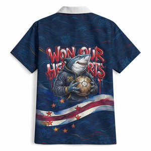 Cape Verde World Football 2026 Hawaiian Shirt Blue Sharks Won Our Hearts - Oil Paint Style