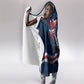 Cape Verde World Football 2026 Hooded Blanket Blue Sharks Won Our Hearts - Oil Paint Style