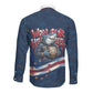 Cape Verde World Football 2026 Long Sleeve Button Shirt Blue Sharks Won Our Hearts - Oil Paint Style