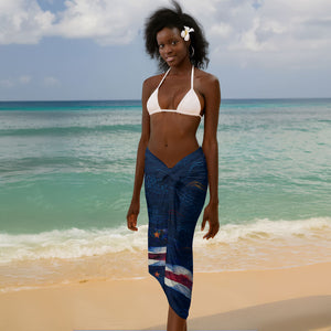 Cape Verde World Football 2026 Sarong Blue Sharks Won Our Hearts - Oil Paint Style