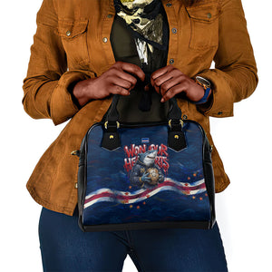 Cape Verde World Football 2026 Shoulder Handbag Blue Sharks Won Our Hearts - Oil Paint Style