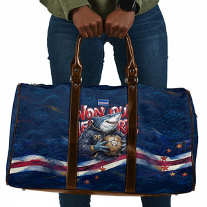Cape Verde World Football 2026 Travel Bag Blue Sharks Won Our Hearts - Oil Paint Style