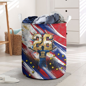 Cape Verde Football 2026 Laundry Basket Won Our Hearts Blue Sharks Soccer Player
