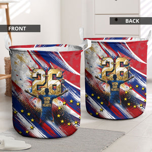 Cape Verde Football 2026 Laundry Basket Won Our Hearts Blue Sharks Soccer Player